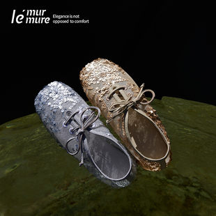 薄纱系带东方哲思德训鞋 手工坊重磅珠绣 鎏光逐影 Murmure