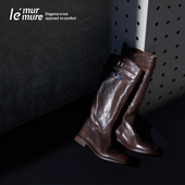 Fit 金属扣骑士靴 Italy水洗植鞣牛皮 Clean Murmure 中世纪