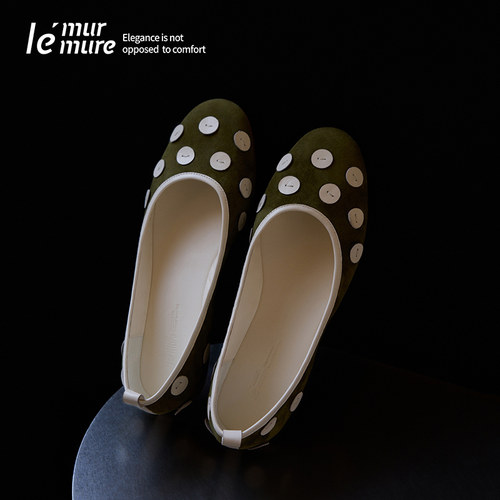 Le'Murmure波尔卡手作芭蕾舞鞋