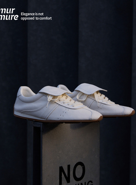 Le' Murmure 90’s美式街头 水洗擦色头层马皮 阿甘鞋 平底德训鞋