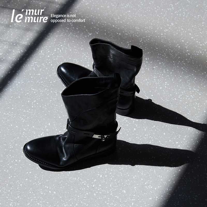 Le'Murmure纯手工水洗游牧短靴