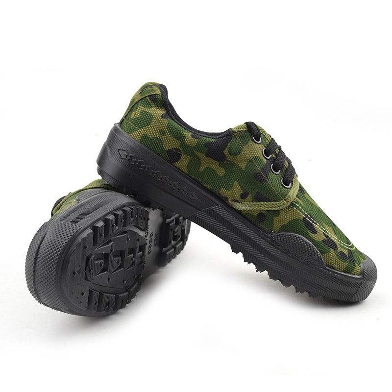 防滑耐磨工地农民工作帆布劳保干活胶2019春季干活鞋橡胶解放男鞋