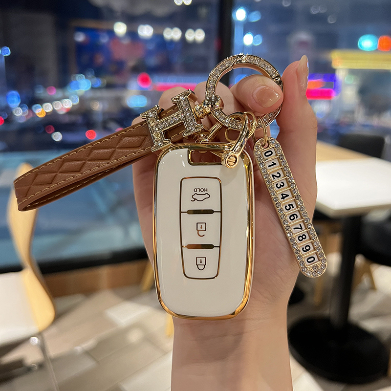 起亚钥匙包智跑K2福瑞迪k3狮跑K5焕驰k4凯绅/索纳塔车钥匙套扣壳