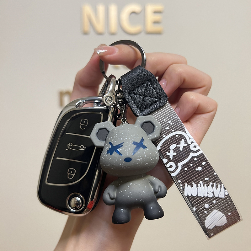 专用汽车后配改装钥匙套雪铁龙C5标致308丰田本田DS5LS钥匙壳扣女