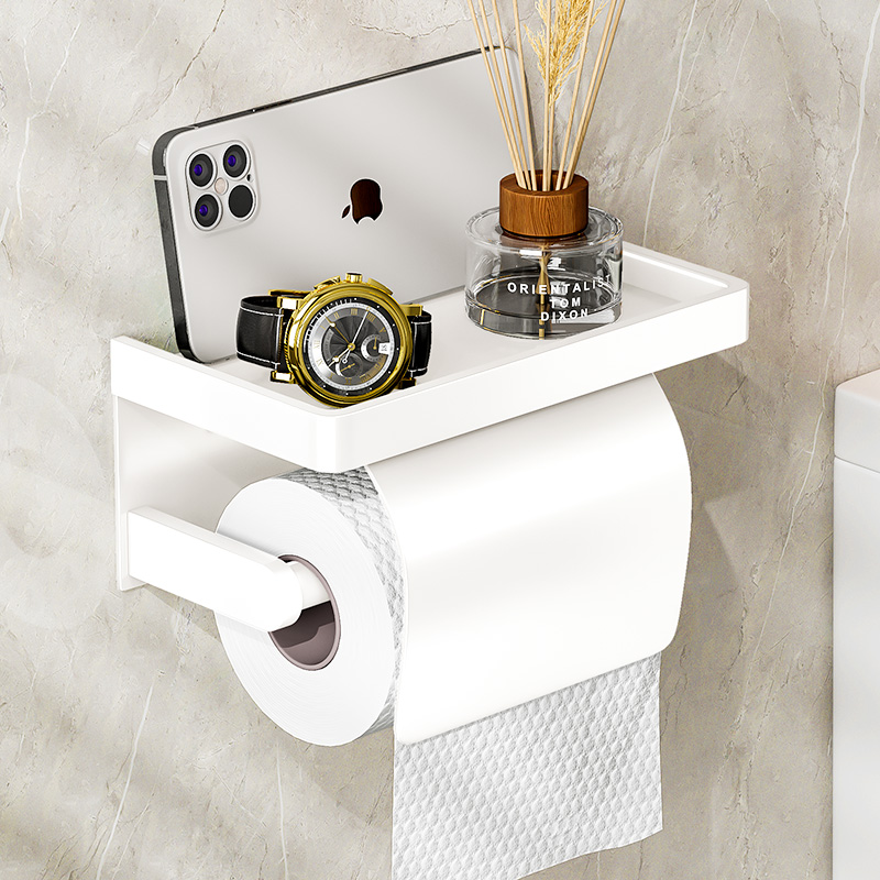 免打孔卫生间卷纸置物架