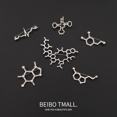 多巴胺元素徽章学生情侣配饰别针
