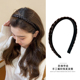 辫子假发头发发箍女2025新款 黑色麻花辫一体仿真发卡头饰头箍发饰