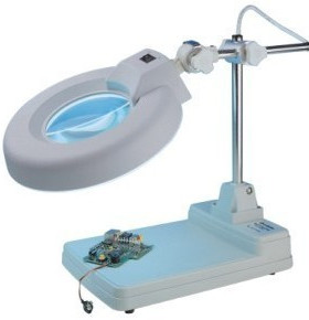 升降式放大镜工作照明放大镜台灯 LT-86B 3X/5X/8X/10X