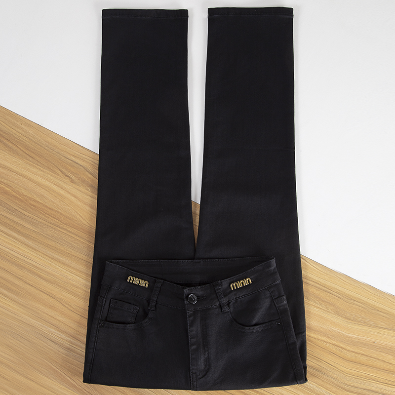 设计感原创小个子八分九分烟管裤