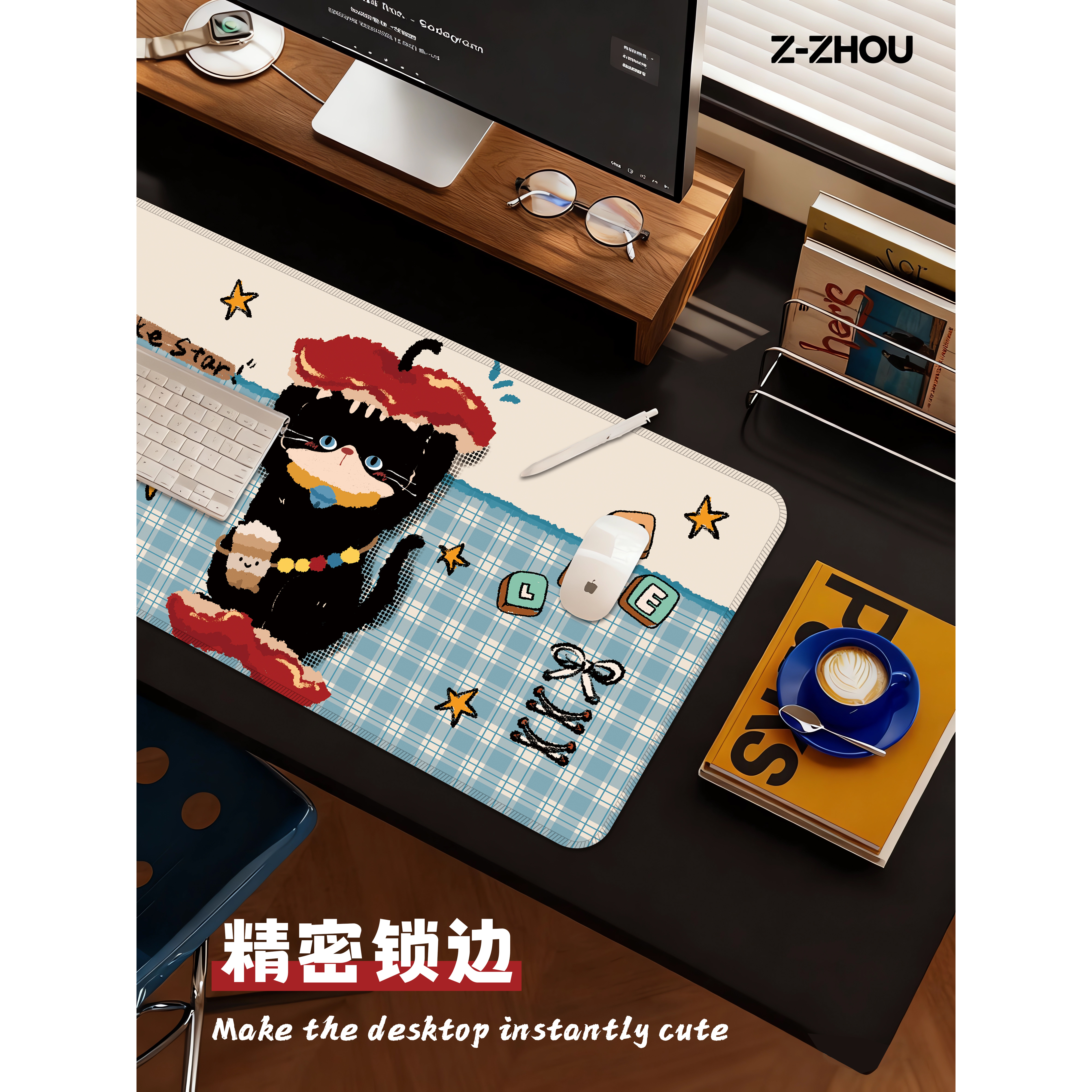 治愈高颜值超大号鼠标垫桌垫