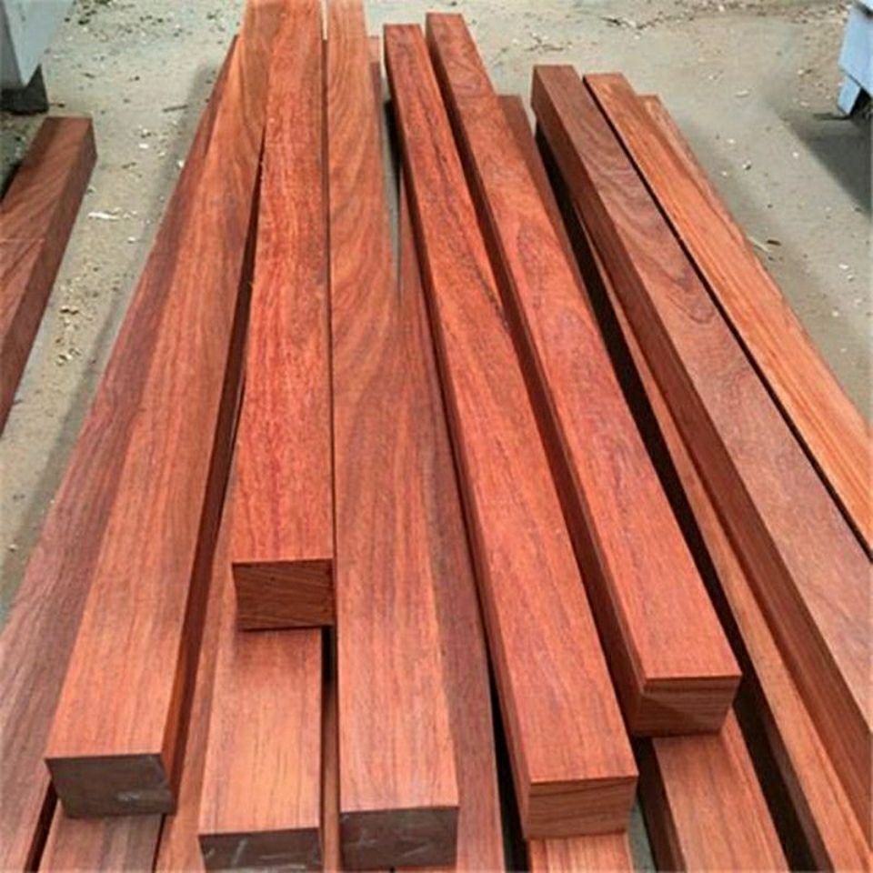 非洲进口红花梨实木定制料DIY手工雕刻茶盘料弹弓料手工红木木料