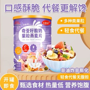 奇亚籽酸奶水果燕麦片坚果谷物营养早餐休闲即食餐二 1罐11.9