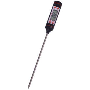 电子数显温度计13007数字测温计笔试-50～+300℃探针式摄氏度华氏度水温计食品土壤用中学生实验器材教学仪器