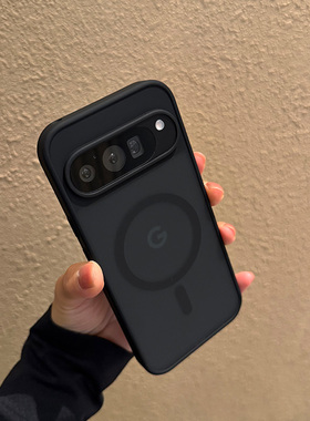 适用谷歌pixel10手机壳pro防摔p新款XL保护套por外壳Google磨砂防指纹5G肤感9a男款磁吸magsafe蓝色黑色