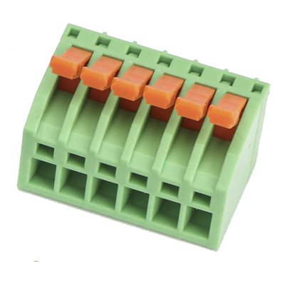 KF2EDG 3.5/3.81mm弹簧式快速接线端子插头绿色2 3 4 5 6 8 12Pin