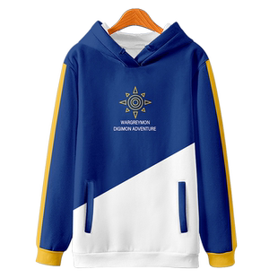 数码宝贝 卫衣 八神太一印象连帽外套动漫二次元周边撞色痛衣服绒