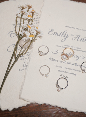 Selfish|精选|小众设计法式复古珍珠戒指开口戒时尚个性指环合集