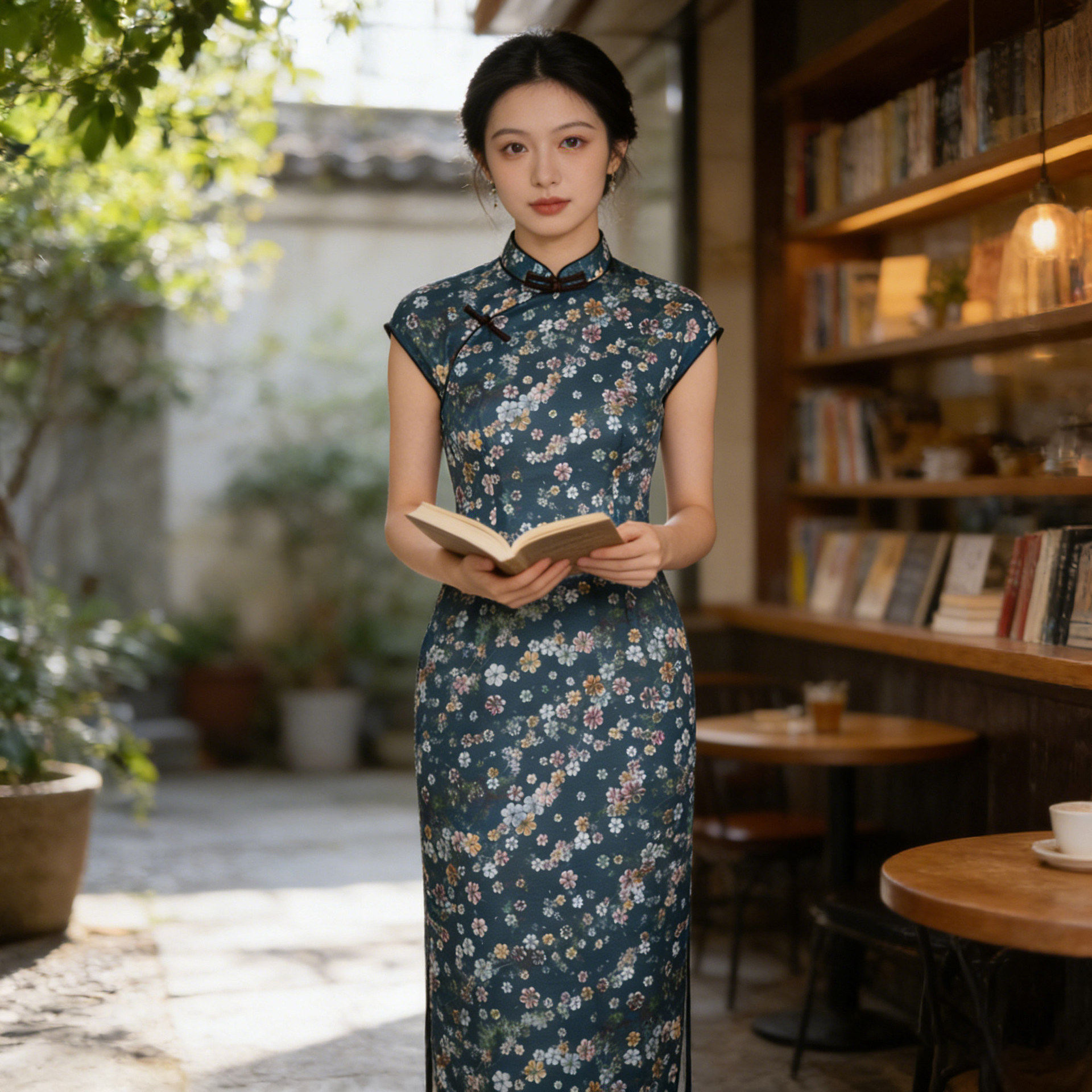 复古中国风女装夏季2026年新款棉印花日常改良旗袍连衣裙268053