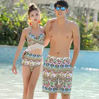 Đồ bơi cặp đôi hot 2019 mới bikini bikini ba mảnh, đồ bơi mùa xuân nóng bỏng bên bờ biển kỳ nghỉ tình yêu mới - Vài đồ bơi 	đồ đi biển đôi	