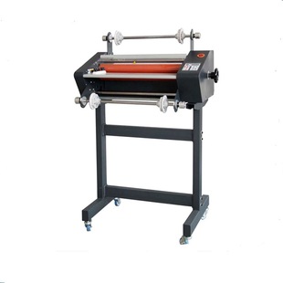 650胶辊双面电动热覆膜机 auto hot/cold  laminating machine