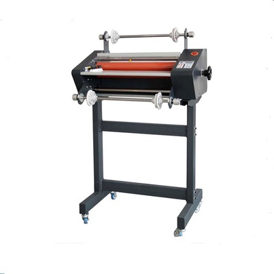 650胶辊双面电动热覆膜机 auto hot/cold  laminating machine