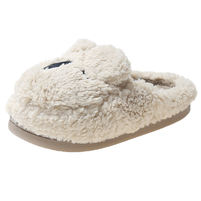 秋冬天保暖防滑可爱卡通棉拖鞋