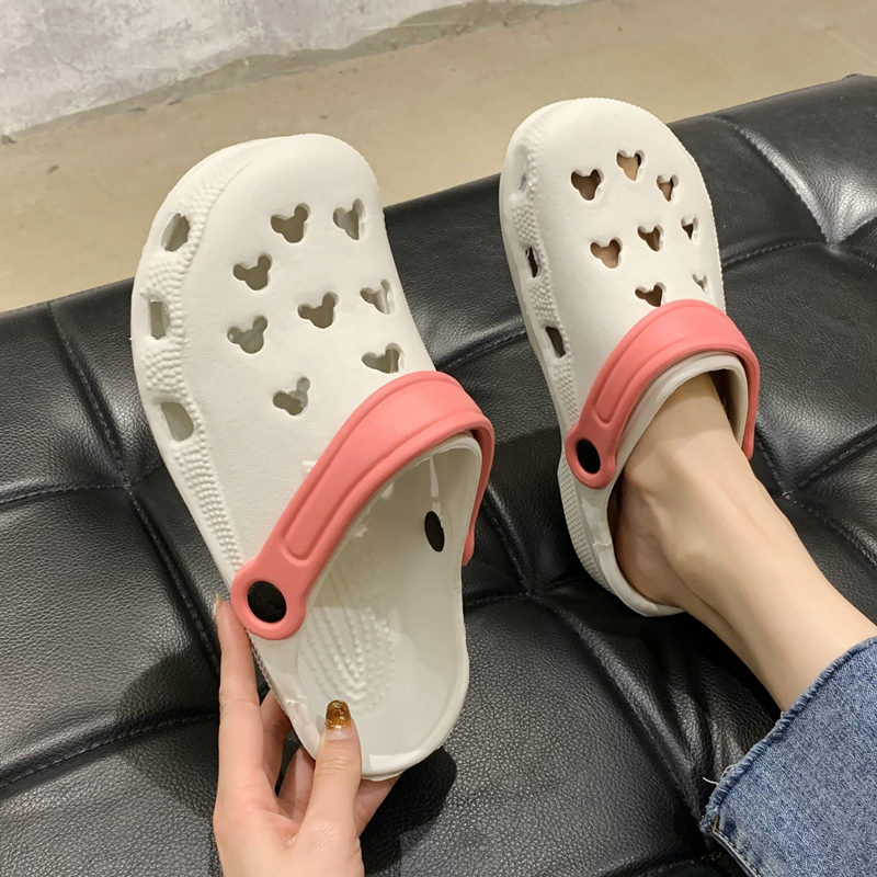 沙滩凉拖护士包头软底防滑ins潮