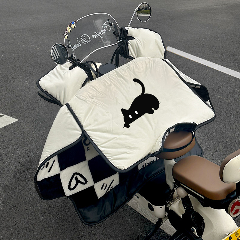 2026新款电动车挡风被冬季加