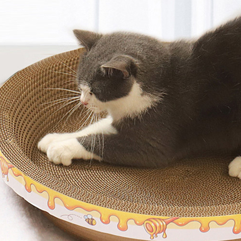 猫抓板猫窝猫盆耐磨不掉屑猫抓盘