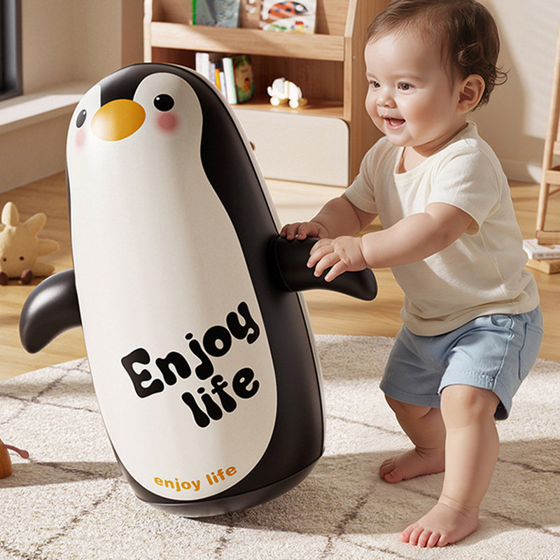 充气企鹅不倒翁大号婴幼儿玩具室内消耗宝宝体力男孩女孩益智早教