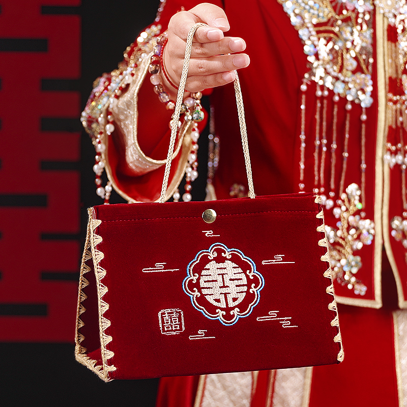 新中式婚包新娘2025新款红包袋结婚专用手提包女方婚礼陪嫁礼金包