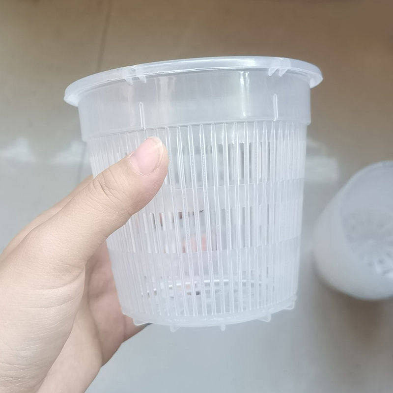 控根盆蝴蝶兰花专用透明花盆透气塑料镂空大号花盆家用控水防烂根
