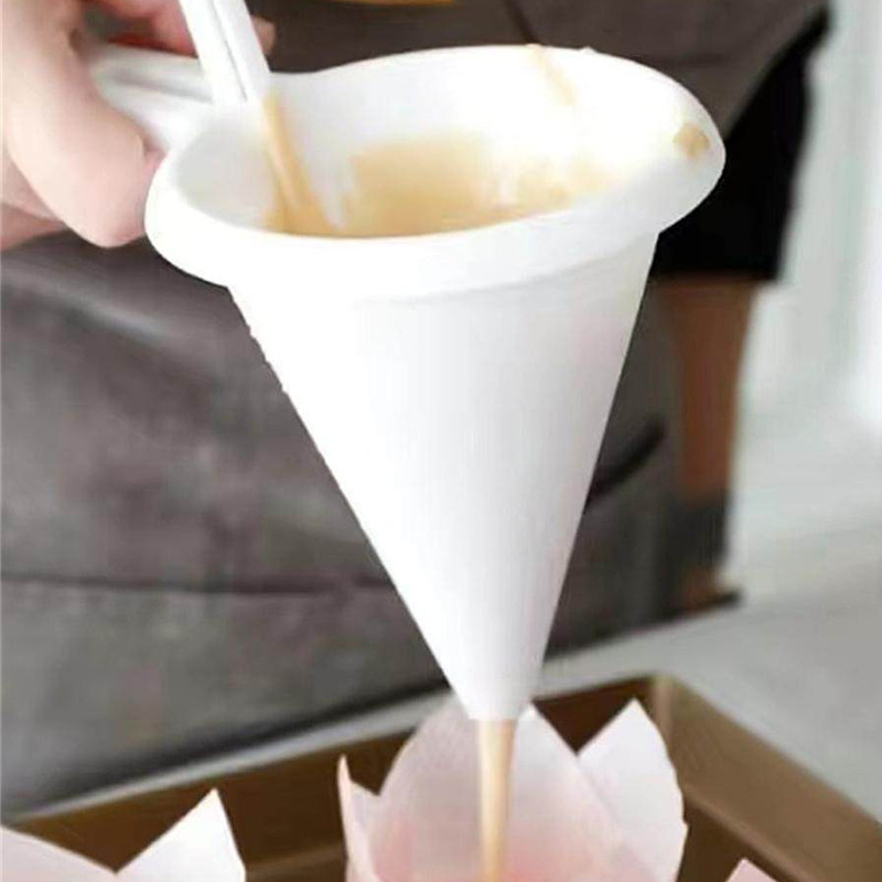 手持式蛋糕分液器面糊分离器奶油巧克力尖嘴漏斗刻度杯子烘焙工具