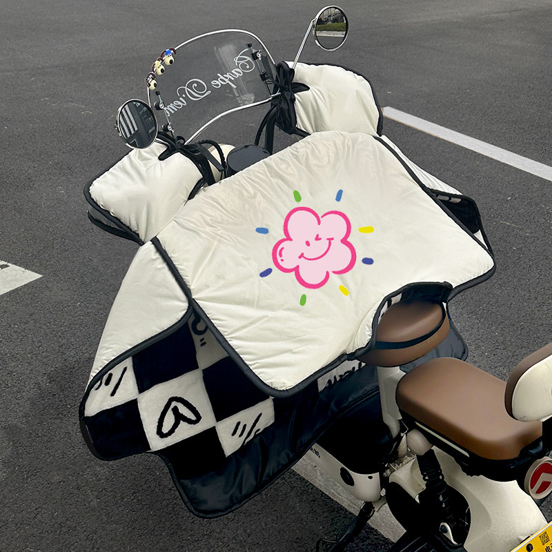 2026新款电动车挡风被冬季加