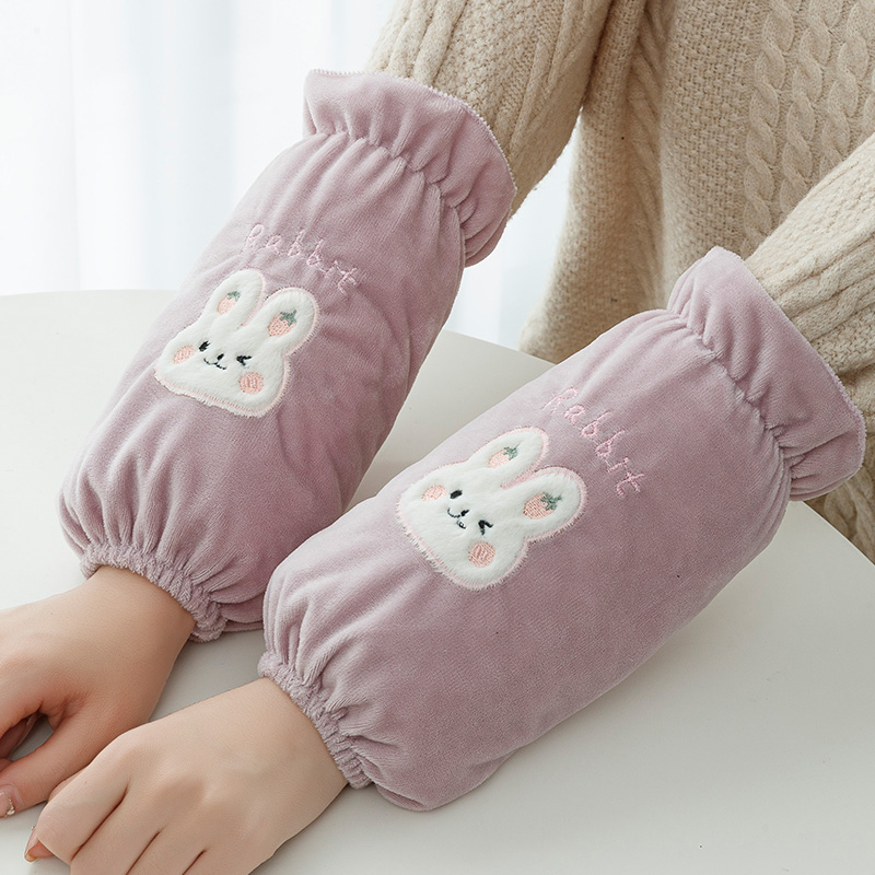 秋冬袖套女长款羽绒服耐脏护袖成