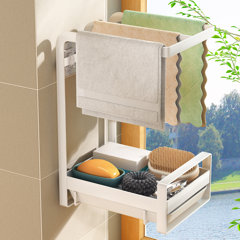 抹布沥水架厨房水槽置物架水池海