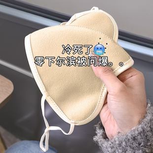 澳绒保暖口罩冬天防风防寒女高颜值2024新款 防冻脸加绒加厚秋冬款