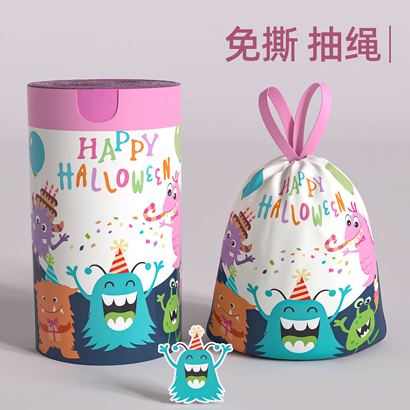 垃圾袋用加厚手提式特厚超大号厨房专用厨余车载清洁袋抽绳免撕