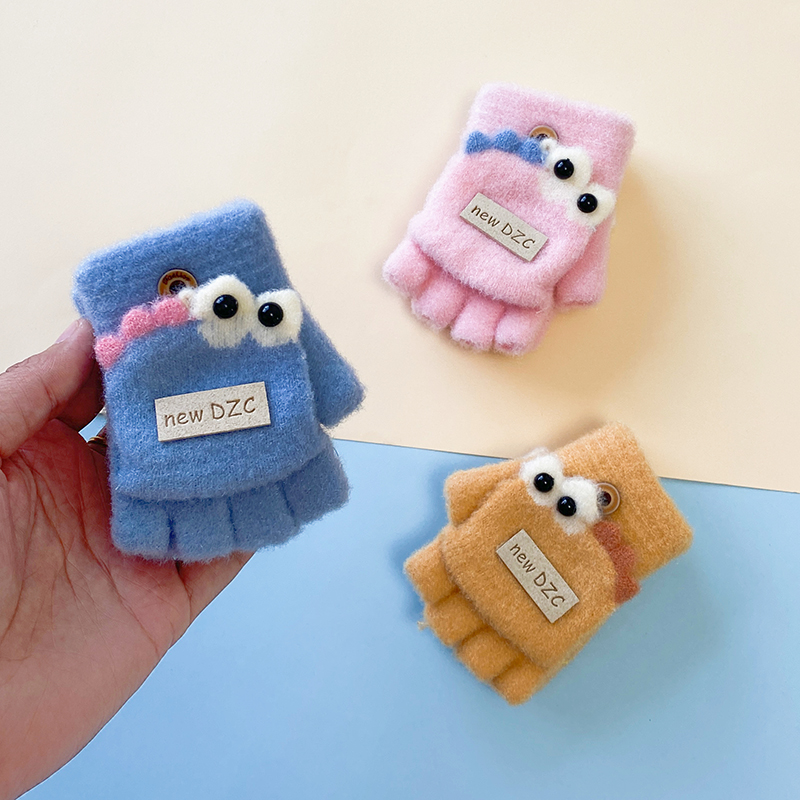 婴儿手套冬季加绒加厚0-2岁1