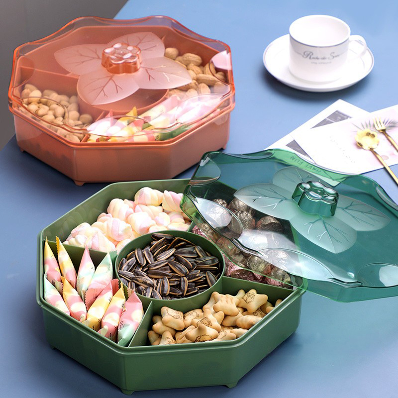 创意糖果盒瓜子盘过年水果盘客厅