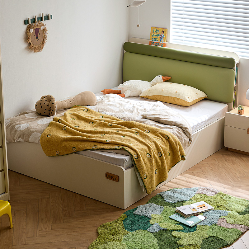 林氏儿童床带储物单人床箱体床