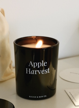 OPEN THE MARKET｜苹果丰收香薰蜡烛旧书小众香氛荒朴rough&raw