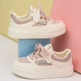 Дышащие кроссовки, детская весенняя белая обувь, спортивная обувь, тренд сезона, мягкая подошва