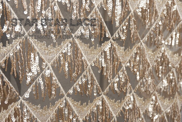 10色流苏网纱亮片刺绣蕾丝面料晚礼服舞台服连衣裙半身裙女包布料在类目 服饰配件/皮带/帽子/围巾, 制衣面料, 布面料中 - 来自Buy2taobao.com提供专业的淘宝代购服务