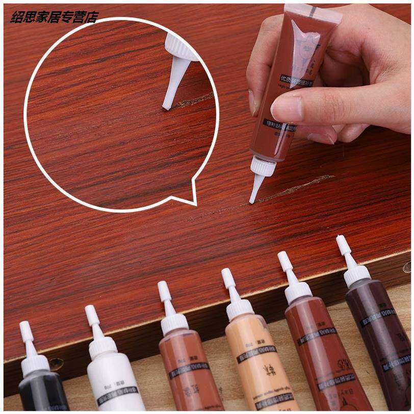 木门补漆修补膏套装沙比利红花梨天花板红胡桃木缝补黑白色木柜