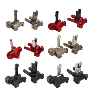 【儿童软弹玩具配件】 KAC300前后折叠机瞄 CNC金属准星照门心