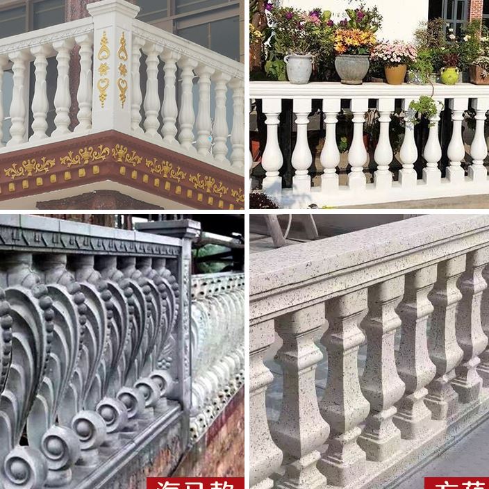 欧式别墅罗马柱模具围栏阳台护栏花瓶栏杆方形现浇水泥柱建筑模具