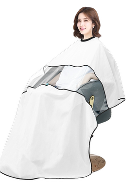 发型师围布专用披风幼儿烫染