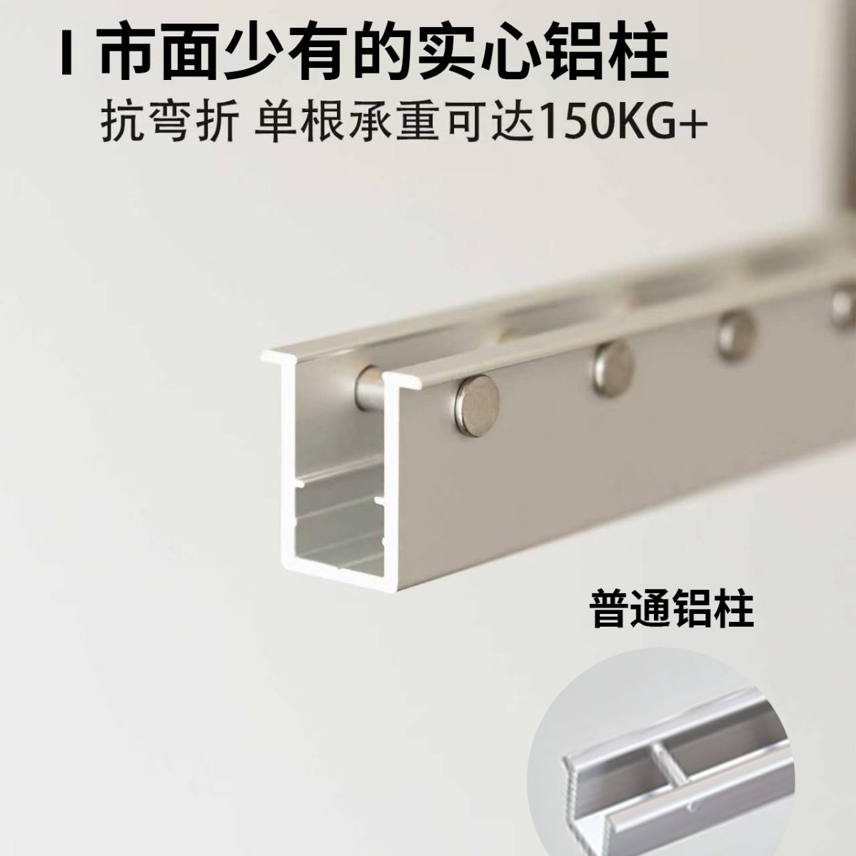 模块化梯柱书架置物架上墙收纳架工业风层架可调节层板家装货架子