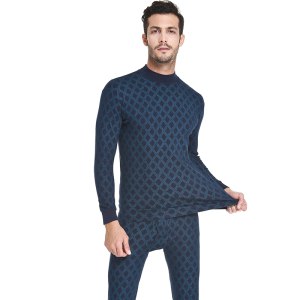 俞兆林男士纯棉秋衣秋裤中老年保暖